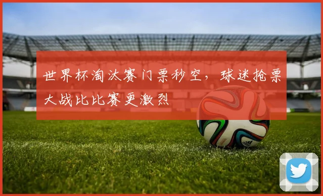 世界杯淘汰赛门票秒空,球迷抢票大战比比赛更激烈